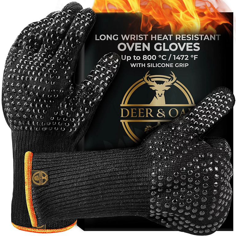 Deer & Oak Heat Resistant Oven Gloves